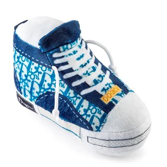 Haute Diggity Dog Designer Inspired Plush Dog Toy – Dogior High-Top Tennis Shoe
