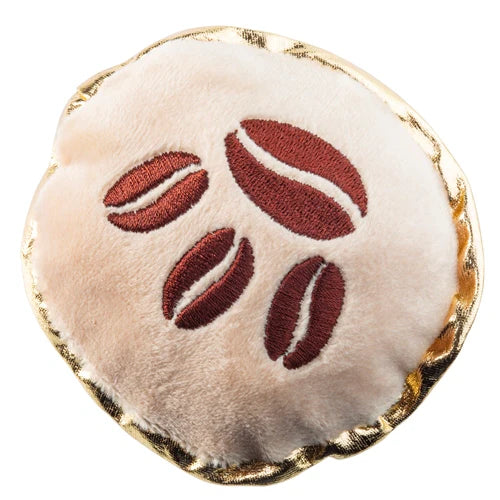 Haute Diggity Dog Designer Inspired Plush Dog Toy – Espresso Muttini - Image 2