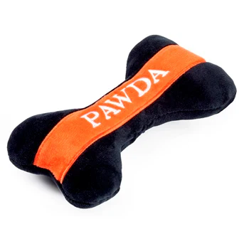 Haute Diggity Dog Designer Inspired Plush Dog Toy – Pawda Bone - Image 2