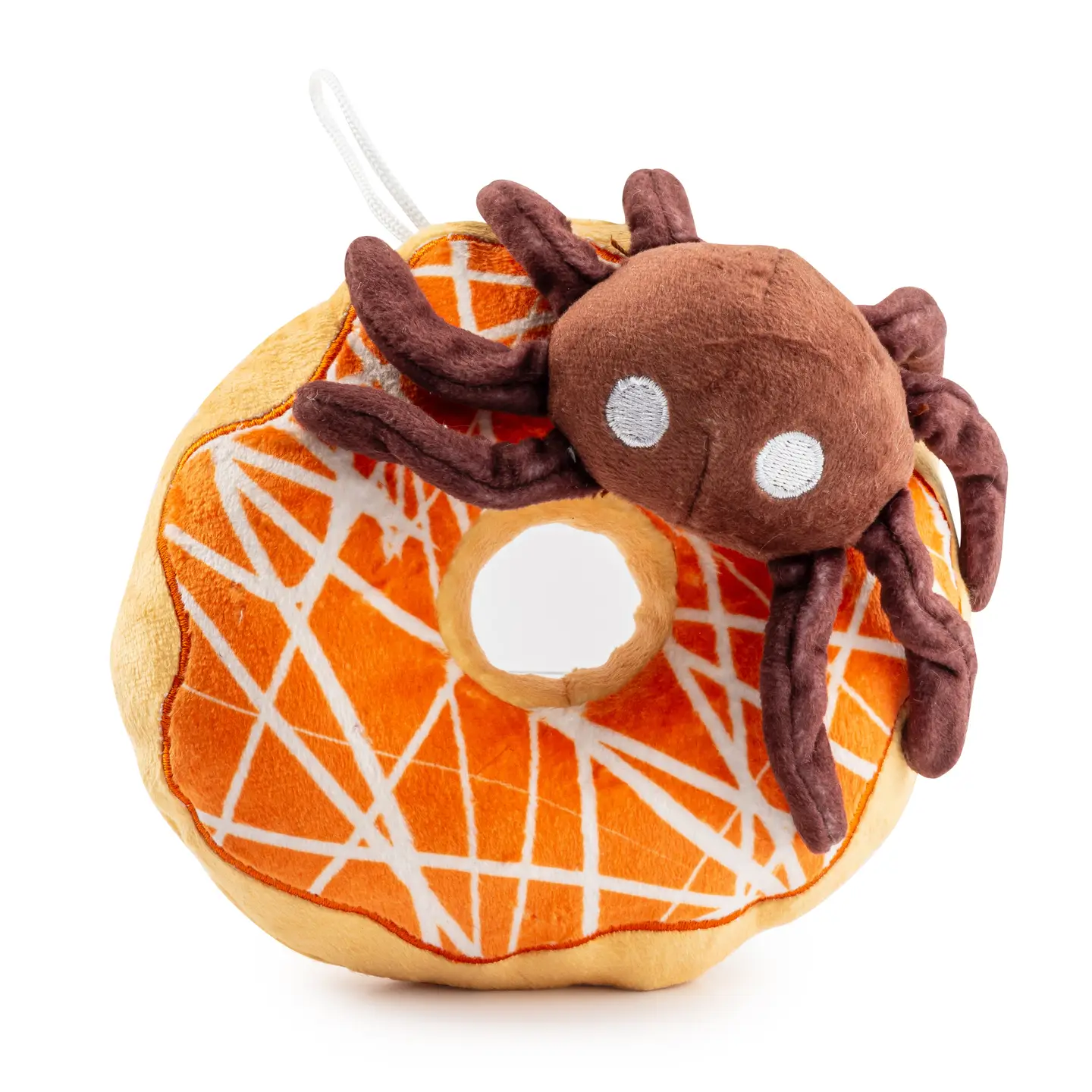Haute Diggity Dog Designer Inspired Plush Dog Toy – Spider Donut