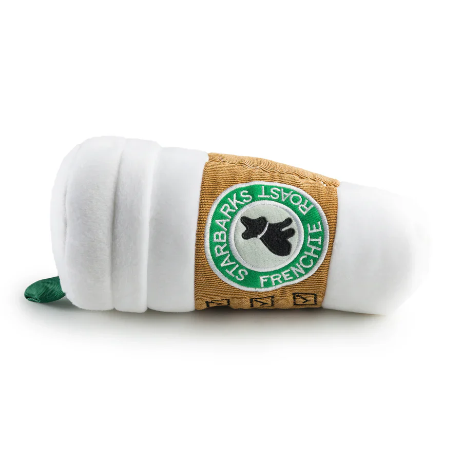 Haute Diggity Dog Designer Inspired Plush Dog Toy – Starbarks With Lid - Image 2