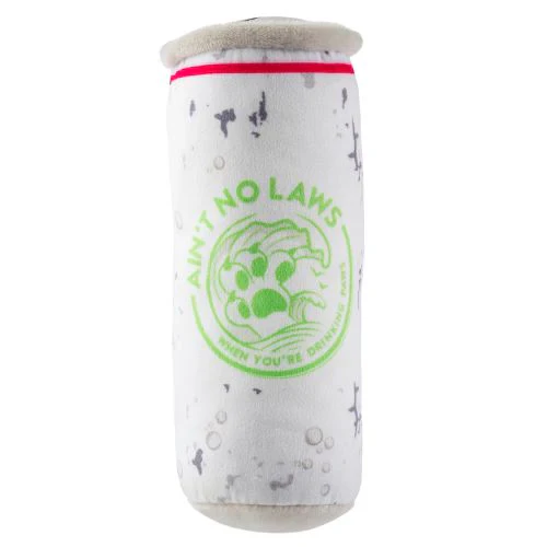 Haute Diggity Dog Designer Inspired Plush Dog Toy –White Paw - Waggermelon Hound Seltzer - Image 2