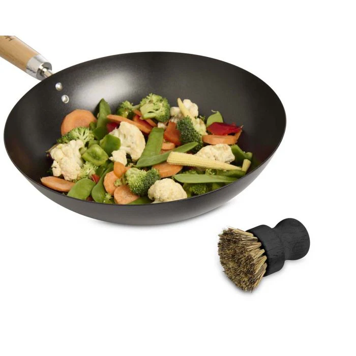 Helen's Asian Kitchen Wok and Cast Iron Scrub Brush - Image 3