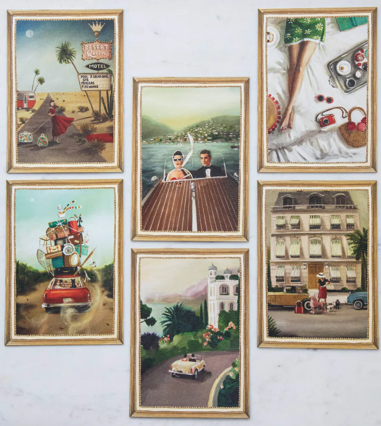 Hester & Cook Flat Note Boxed Cards – Jet Setter – Set of 6 - Image 8