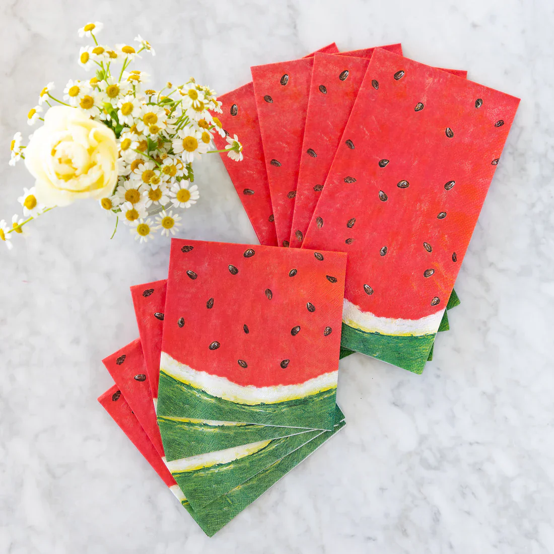 Hester & Cook Guest Towel – Watermelon - 16pk - Image 2