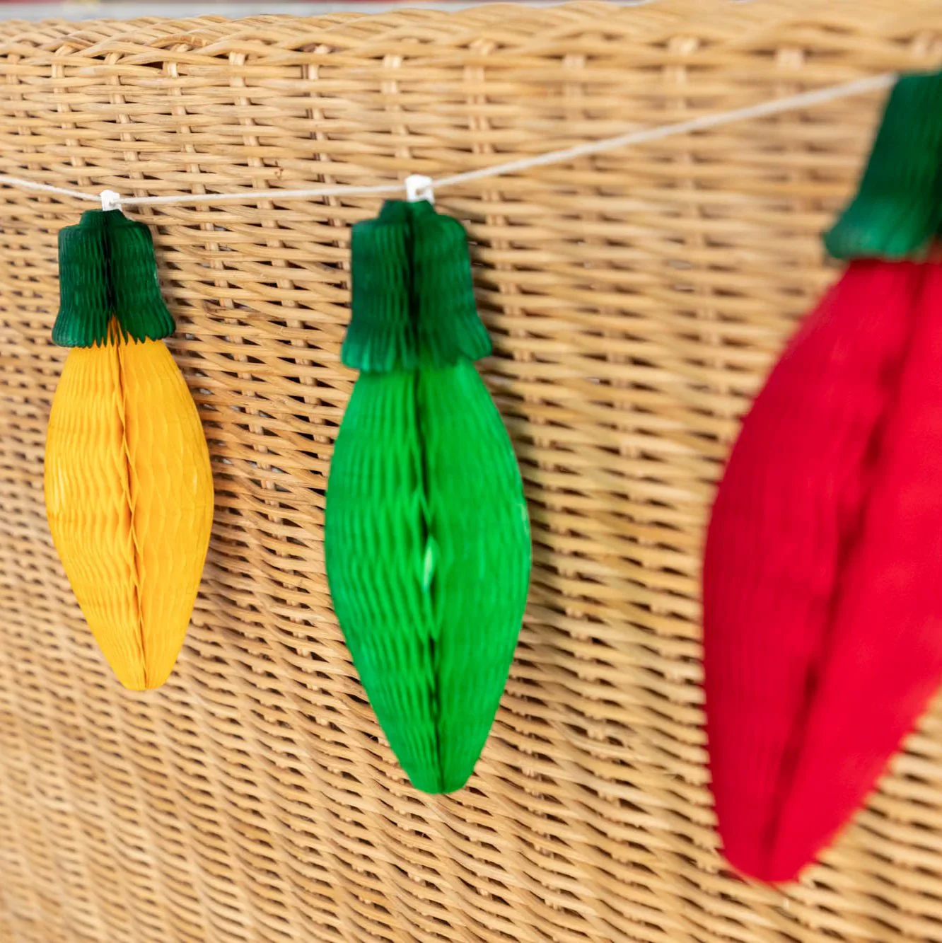 Hester & Cook Honeycomb Christmas Lights – Set of 4 - Image 4