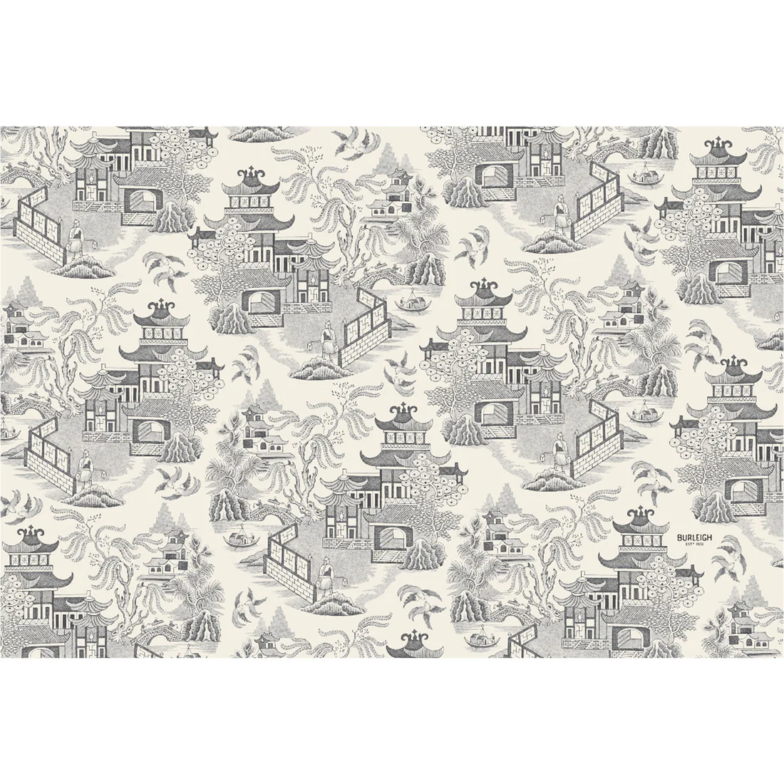 Hester & Cook Paper Placemats - Black Willow – 18 Per Package