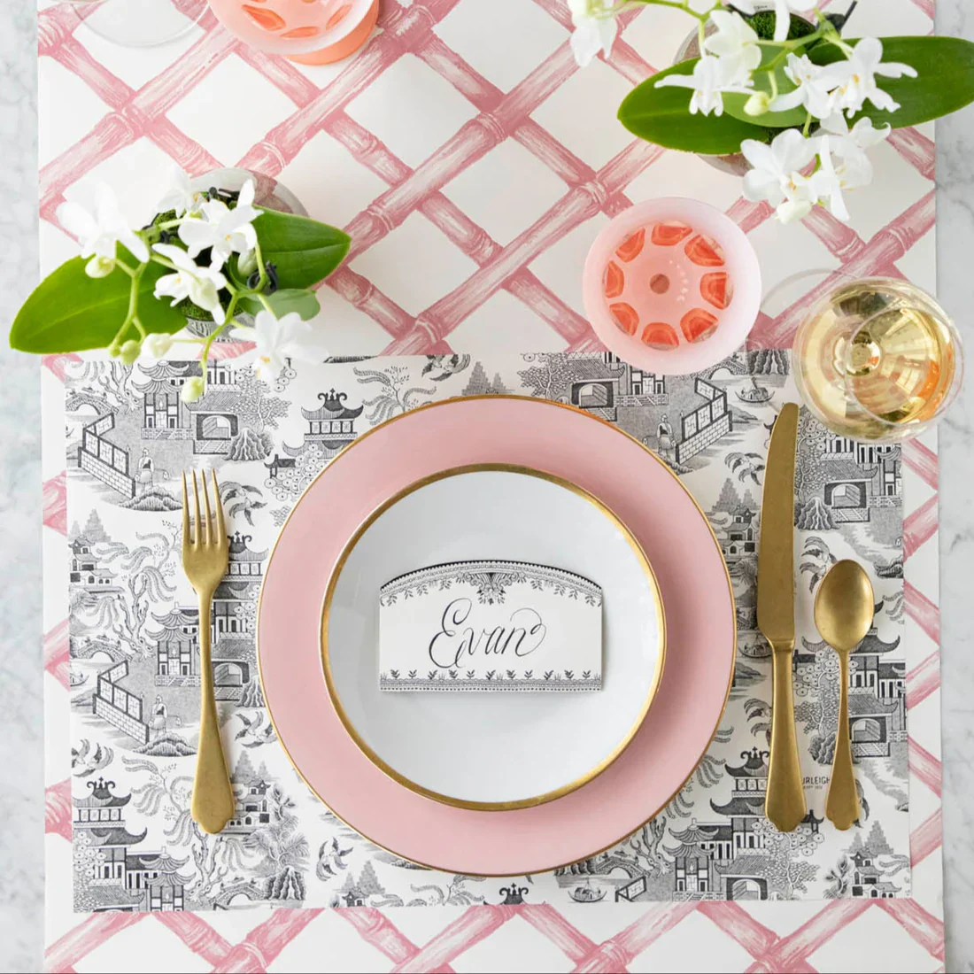 Hester & Cook Paper Placemats - Black Willow – 18 Per Package - Image 3