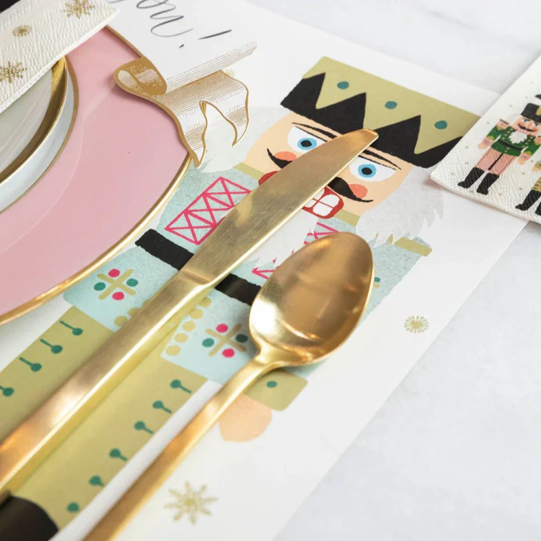 Hester & Cook Paper Placemats - Nutcrackers – 18 Per Pack - Image 2