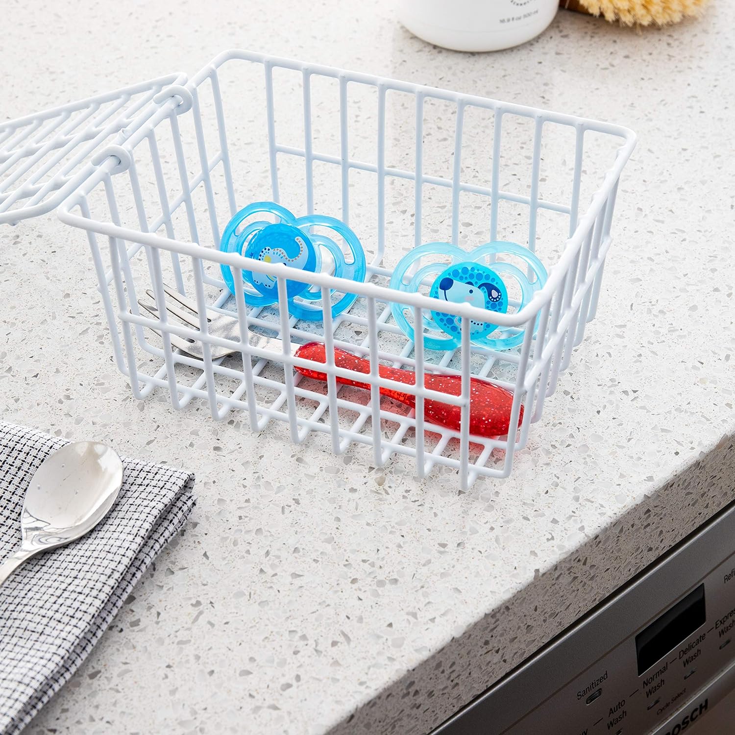 High Capacity Dishwasher Basket for Small Items & Accessories - Image 2