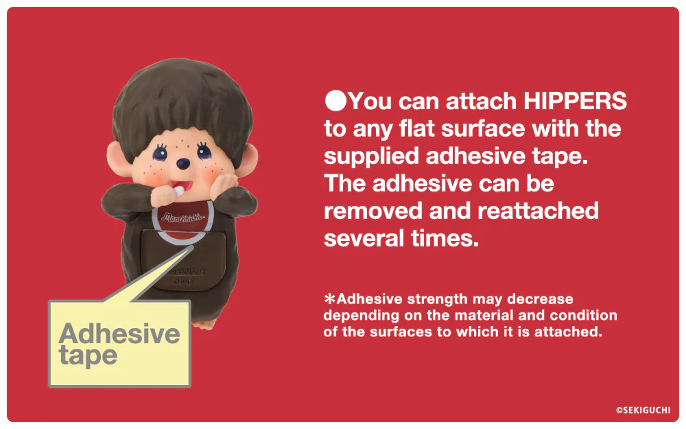 Hippers Blind Box Self Adhesive Mini Collectibles – Monchhichi –Assorted Styles – Each Sold Separately (Copy) - Image 10