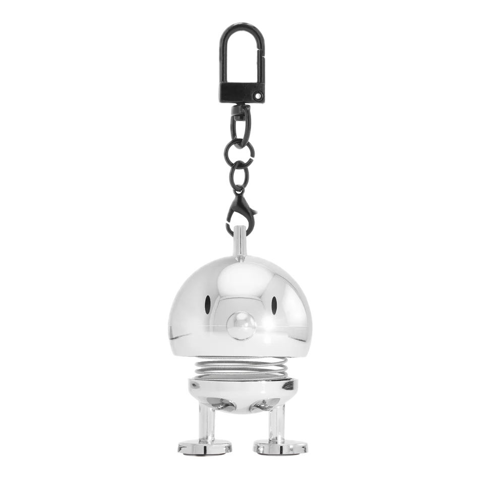 Hoptimist Bobblehead Bag Charm – Chrome