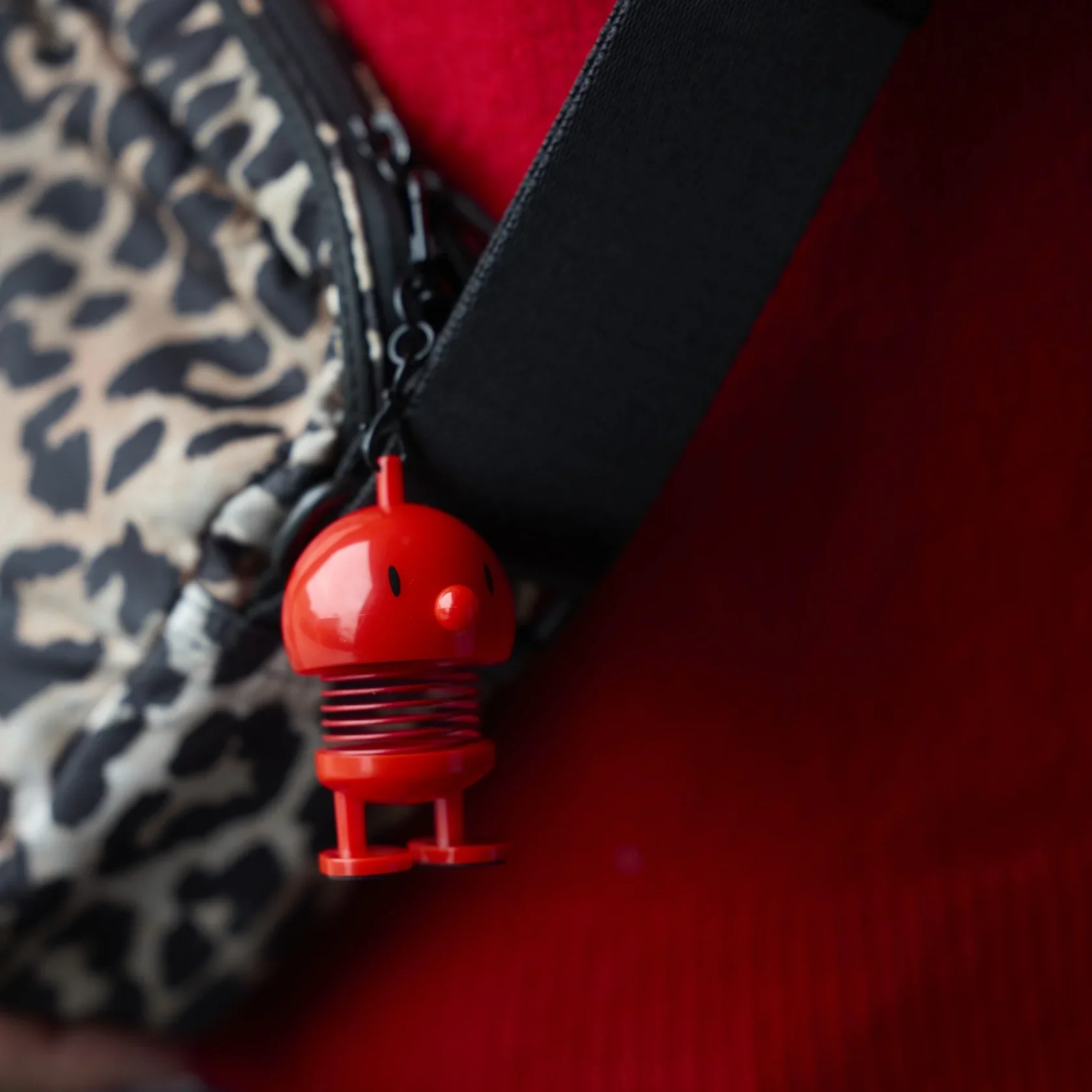Hoptimist Bobblehead Bag Charm – Red - Image 3