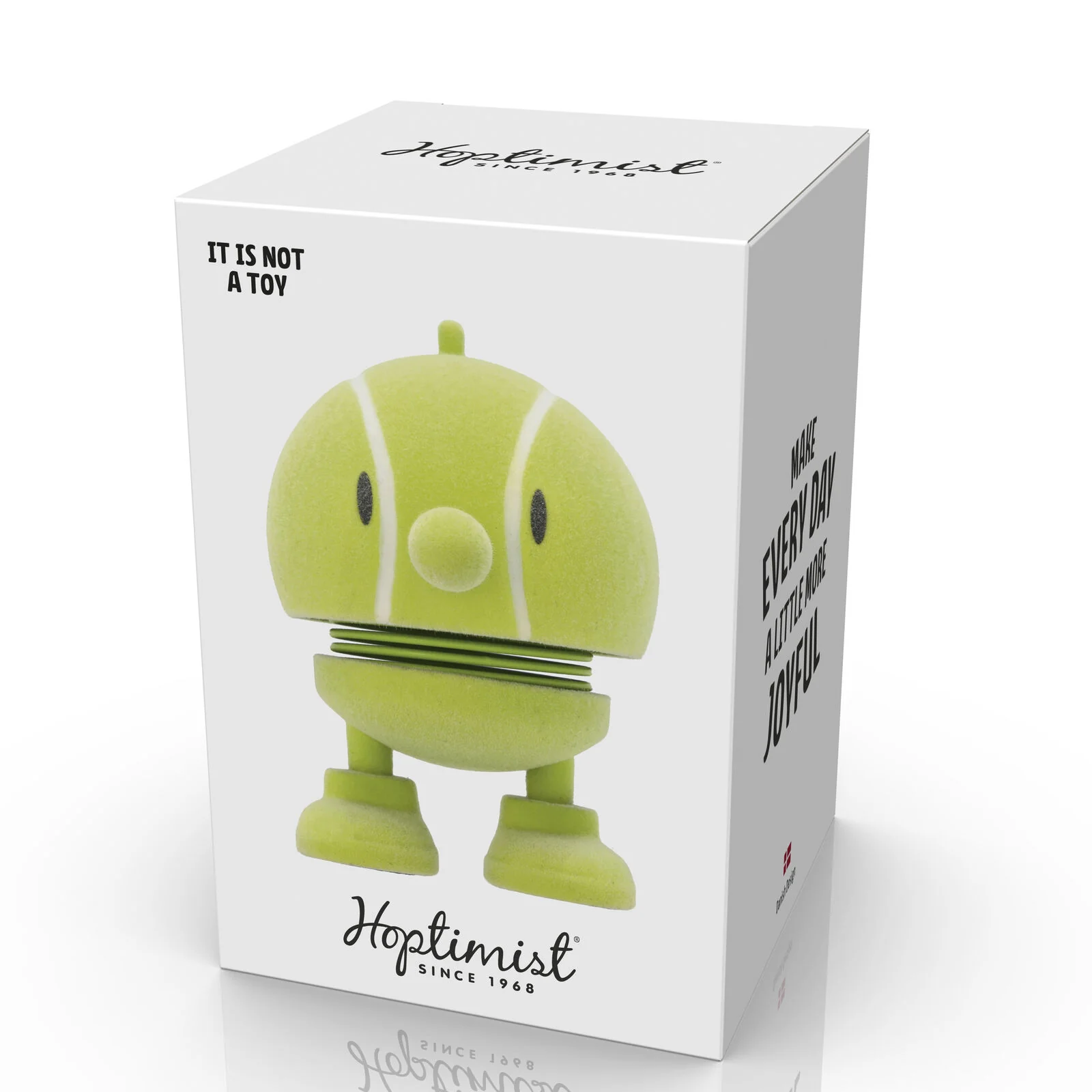 Hoptimist Bobblehead Figure – 3"– Tennis Bumble - Image 2