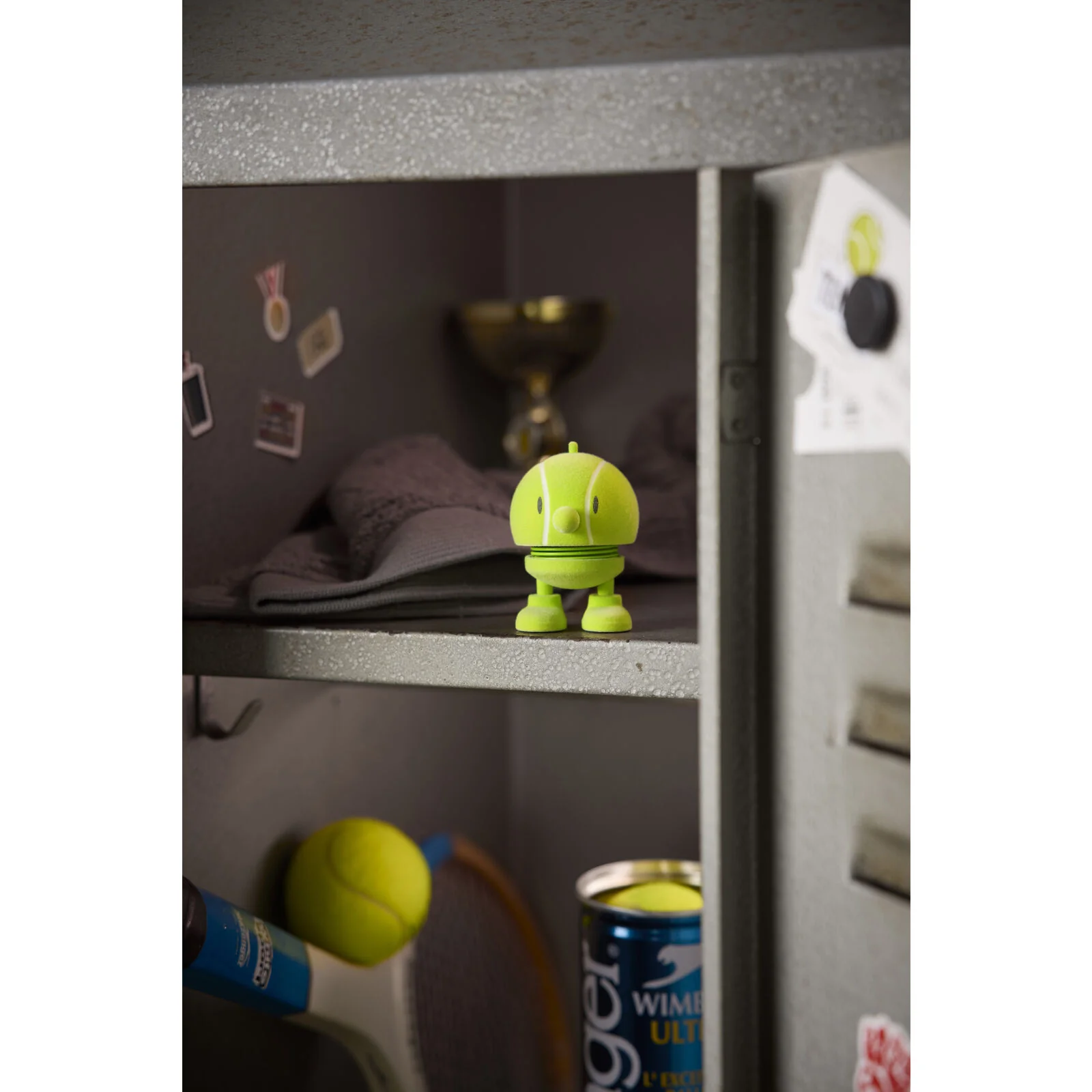 Hoptimist Bobblehead Figure – 3"– Tennis Bumble - Image 5