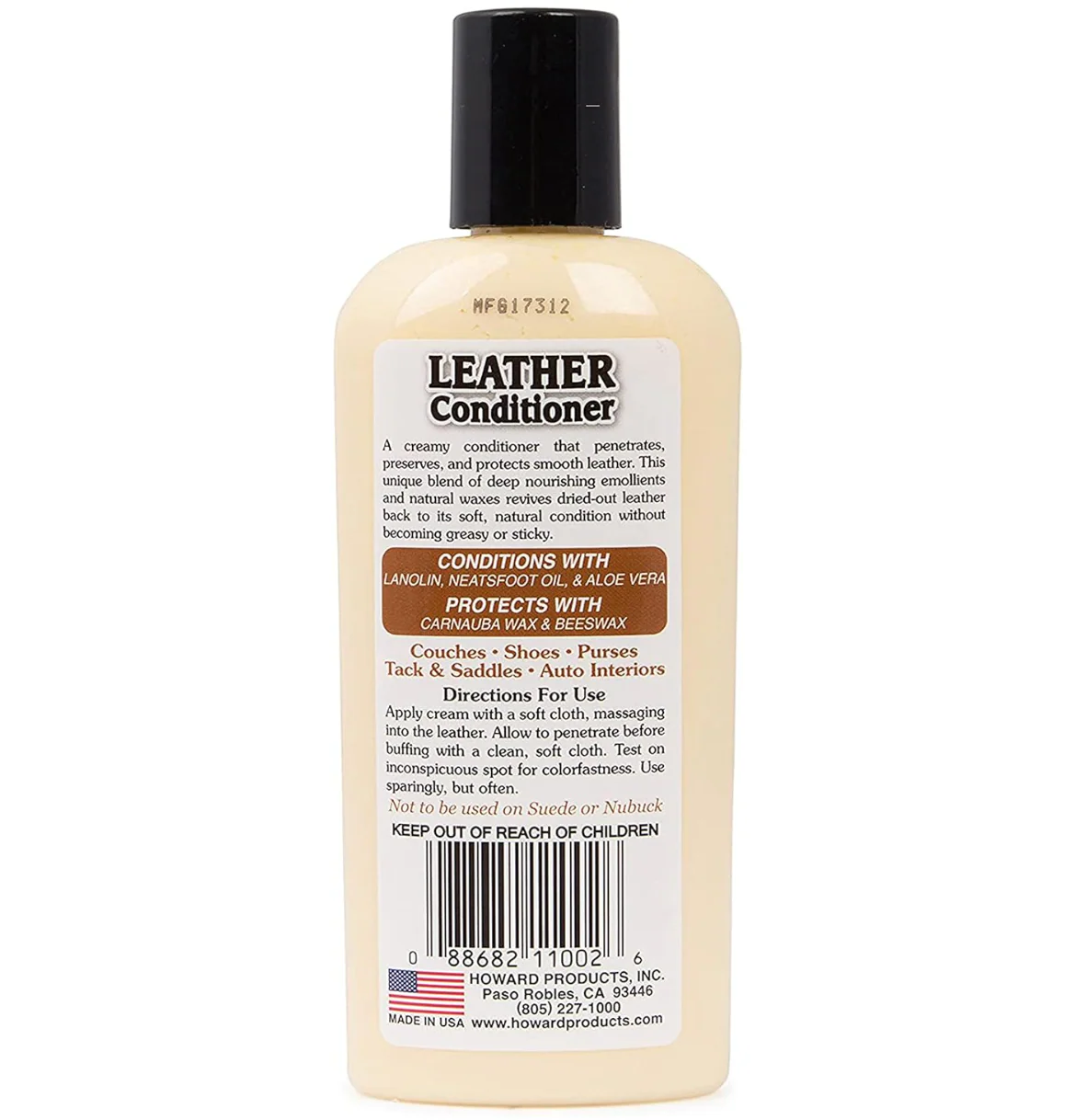 Howard Leather Conditioner – 8oz - Image 2