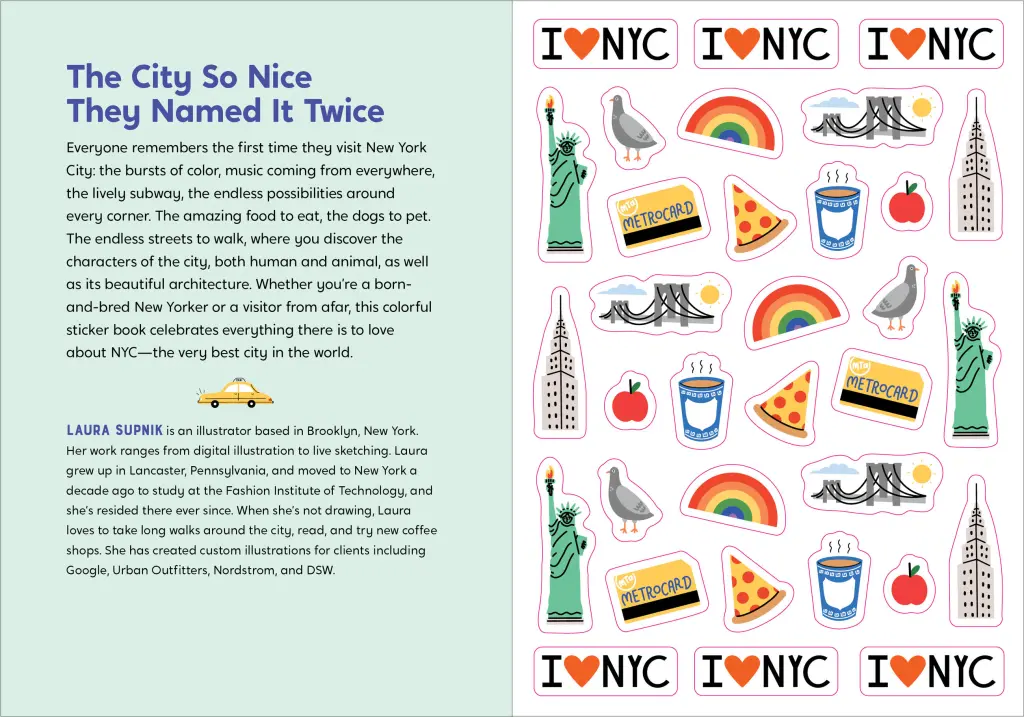 I Love New York City Sticker Books – 425+ Stickers Celebrating the Big Apple - Image 2