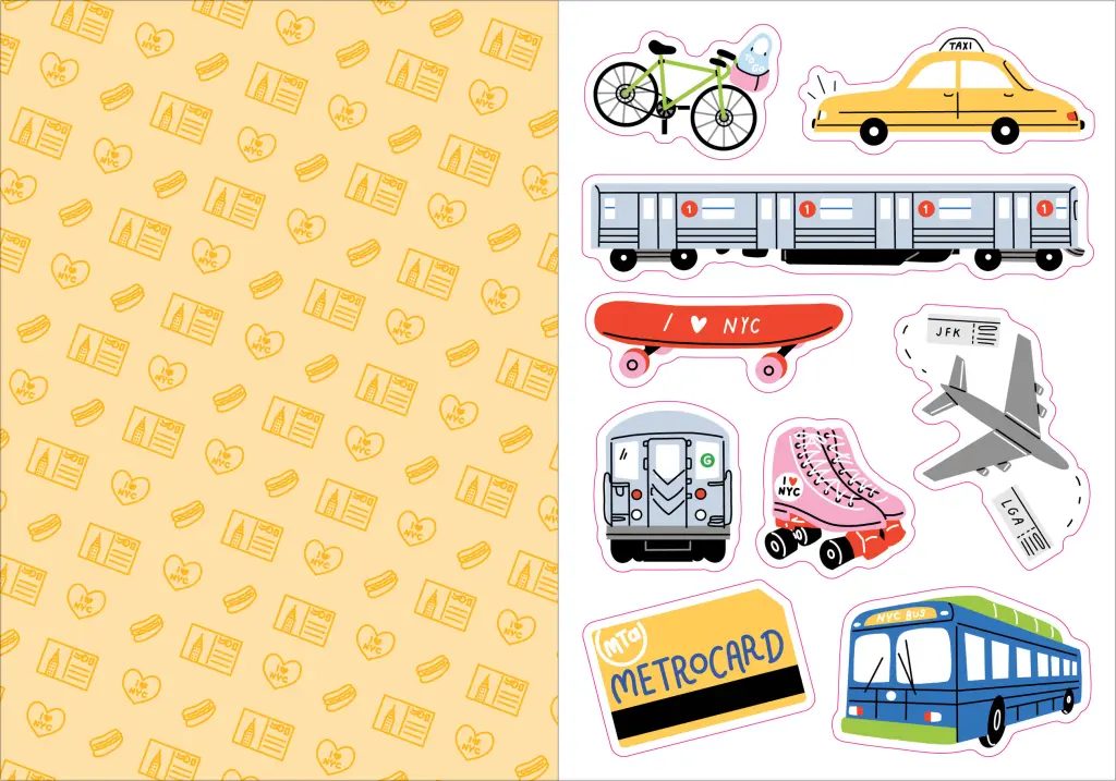 I Love New York City Sticker Books – 425+ Stickers Celebrating the Big Apple - Image 7