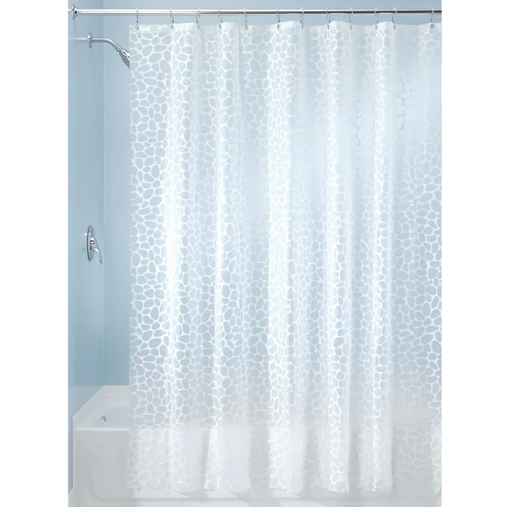 IDesign Peva Shower Curtain – Pebblz – 72" x 72" - Image 2