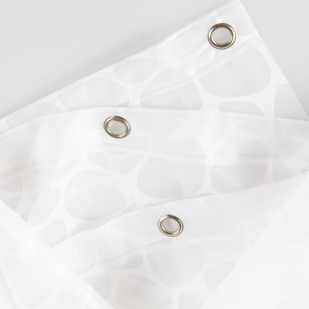 IDesign Peva Shower Curtain – Pebblz – 72" x 72" - Image 3