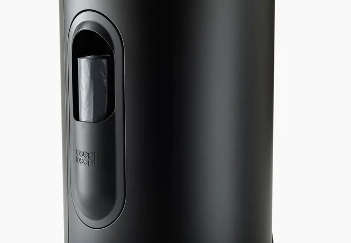 Joseph Joseph Arc 10L Easy-push Pedal Trash Can – Matt Black - Image 8