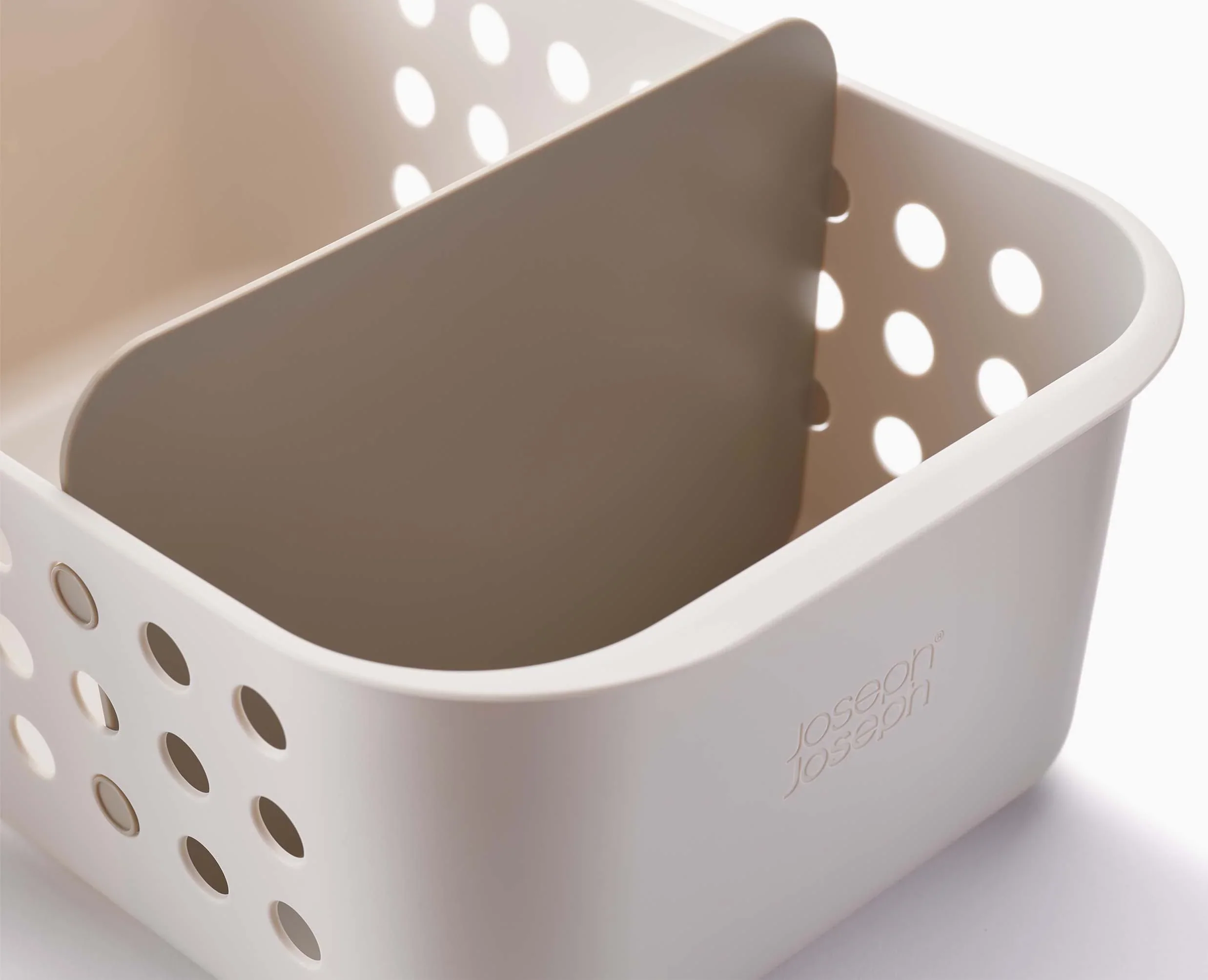 Joseph Joseph EasyStore Bathroom Storage Basket – Ecru – 9.5" x 14" - Image 3