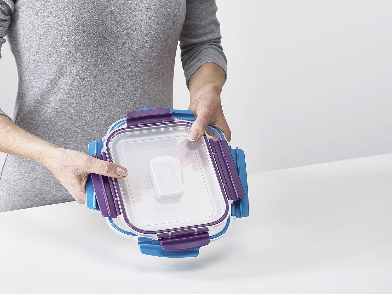 Joseph-Joseph Nest Lock Containers - Multi Color – 10 Piece Nesting Set - Image 5