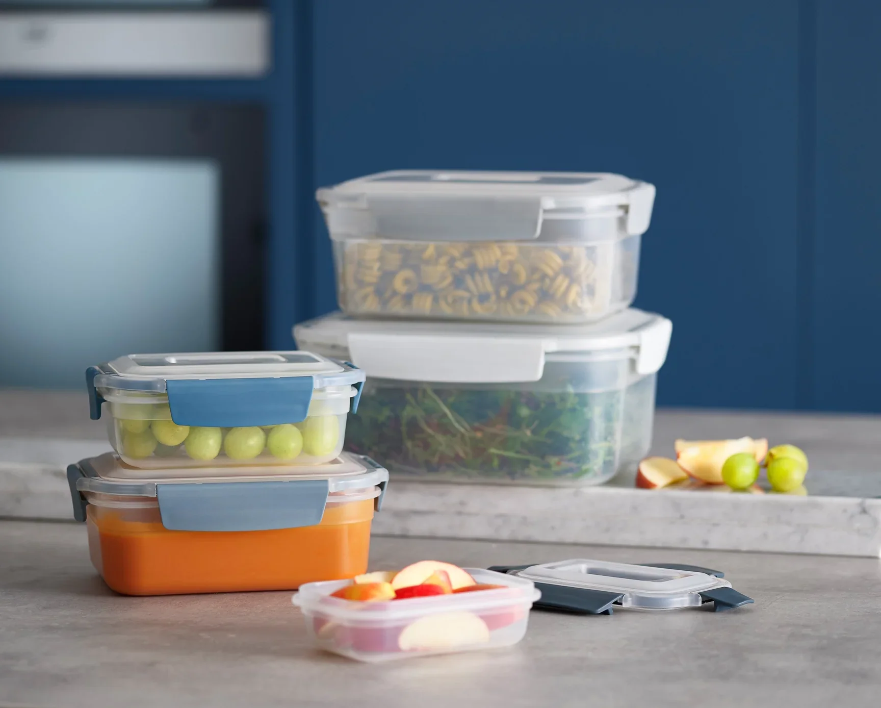 Joseph-Joseph Nest Lock Containers - Sky – 10 Piece Nesting Set - Image 7