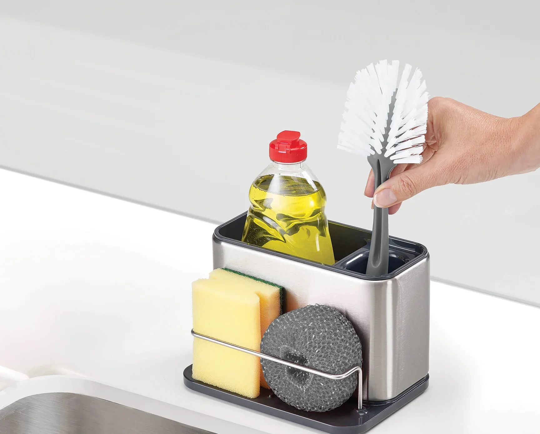 Joseph Joseph Surface – Stainless Steel Large Sink Tidy - Image 3