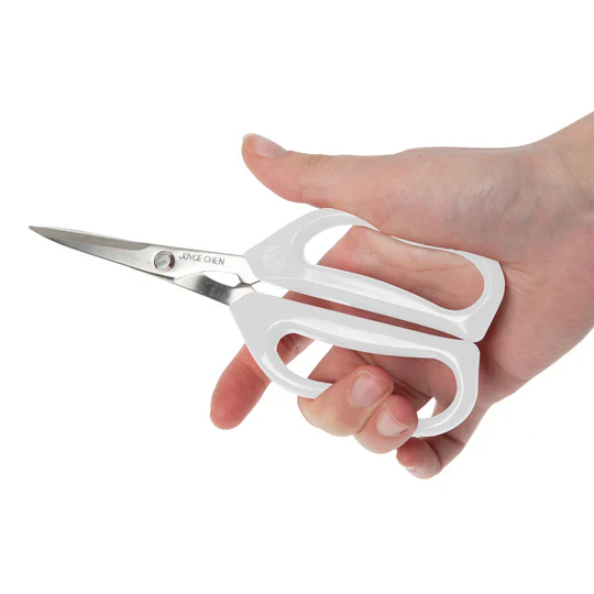 Joyce Chen Original Unlimited Kitchen Scissors – White Handle - Image 2