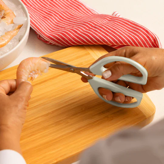 Joyce Chen Original Unlimited Kitchen Scissors – White Handle - Image 4