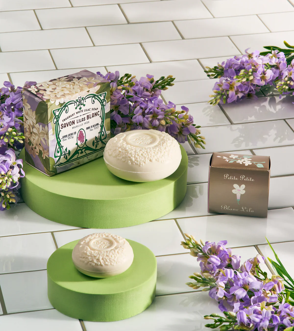 Kalastyle French White Soap – 6oz. – Blanc Lila Lilac - Image 2