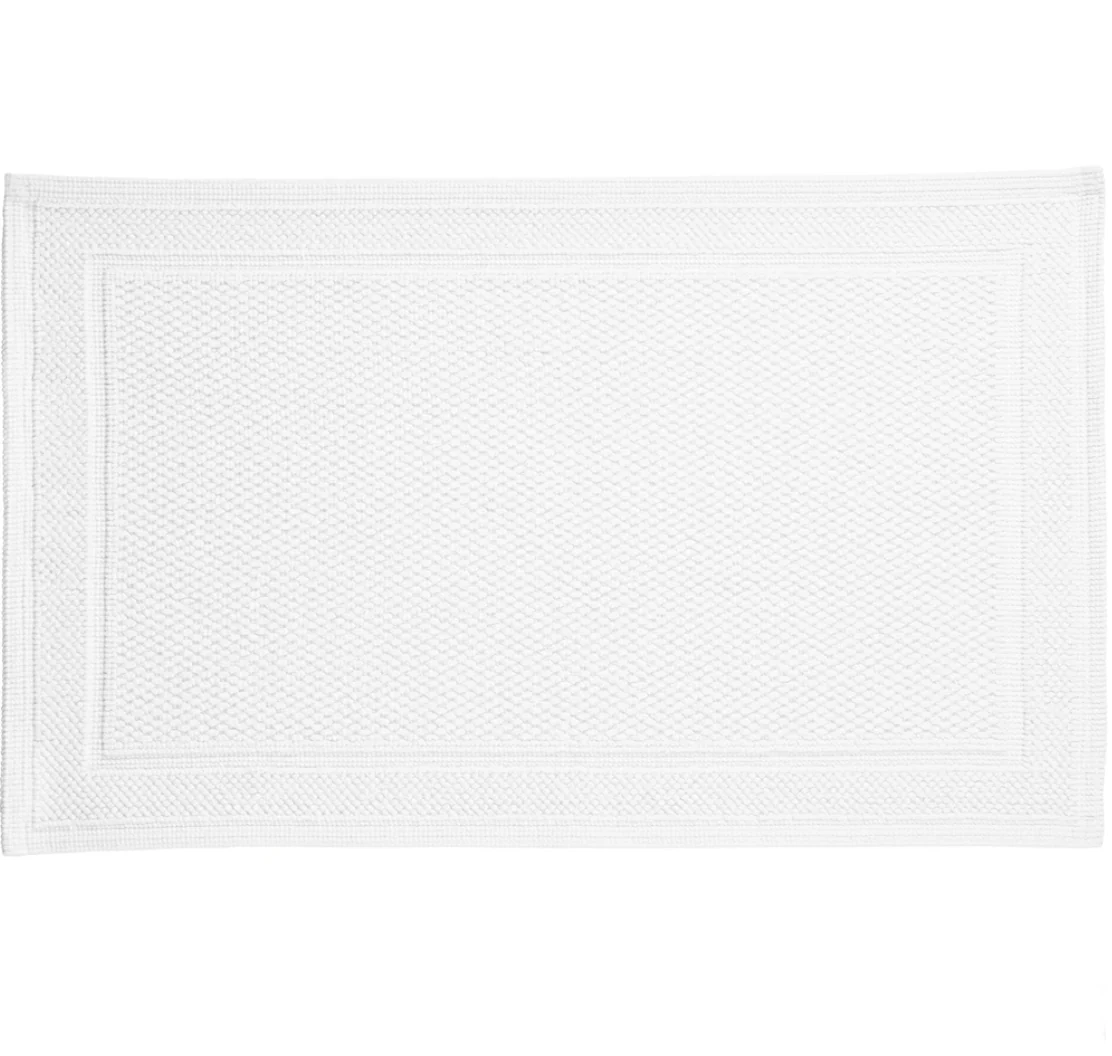 Kassatex Athens Bath Rug – White - Image 2