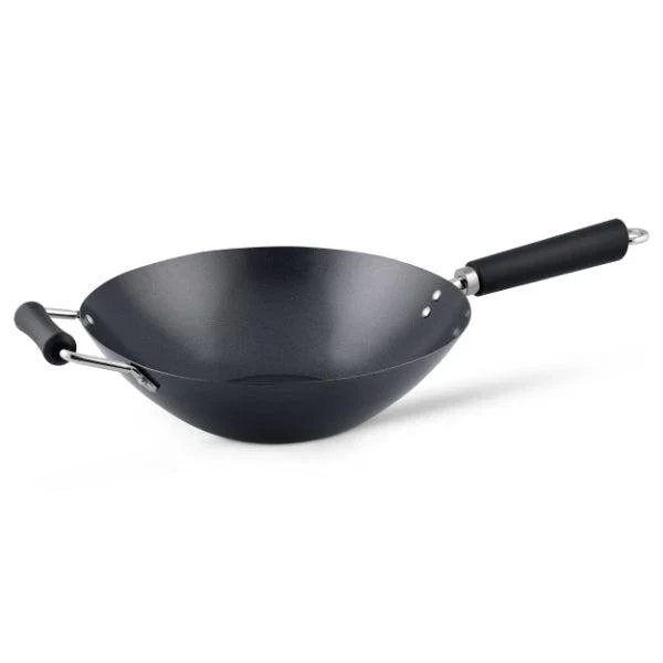 Ken Hom Excellence Non-Stick Carbon Steel Wok – 12" - Image 2