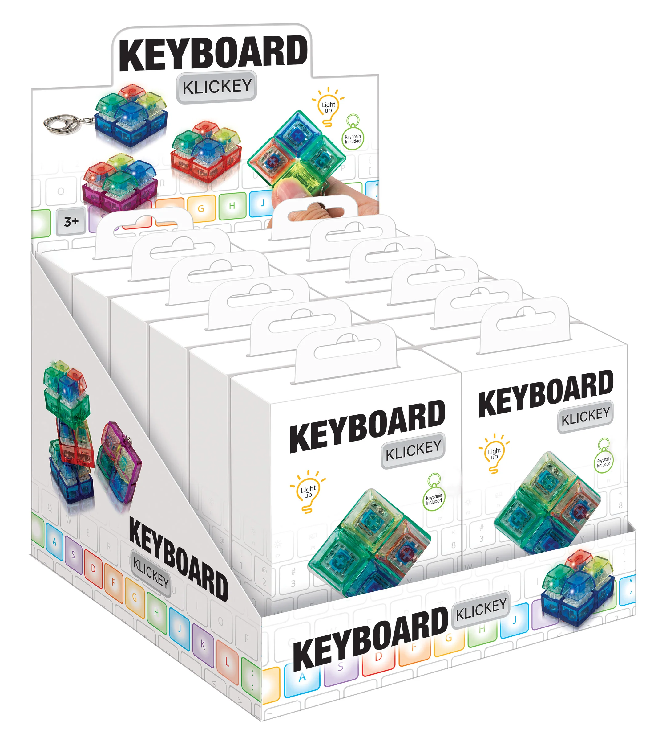 Keyboard Klick Fidget Toy – Rainbow - Image 2