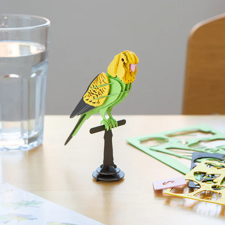 Kikkerland 3D Puzzle β Parakeet - Image 3