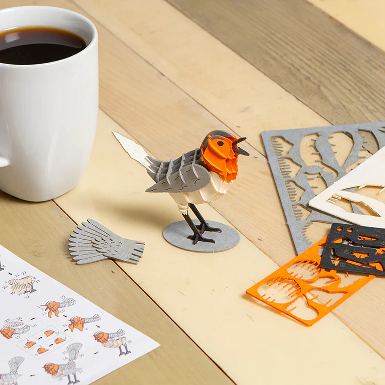 Kikkerland 3D Puzzle β Robin - Image 3
