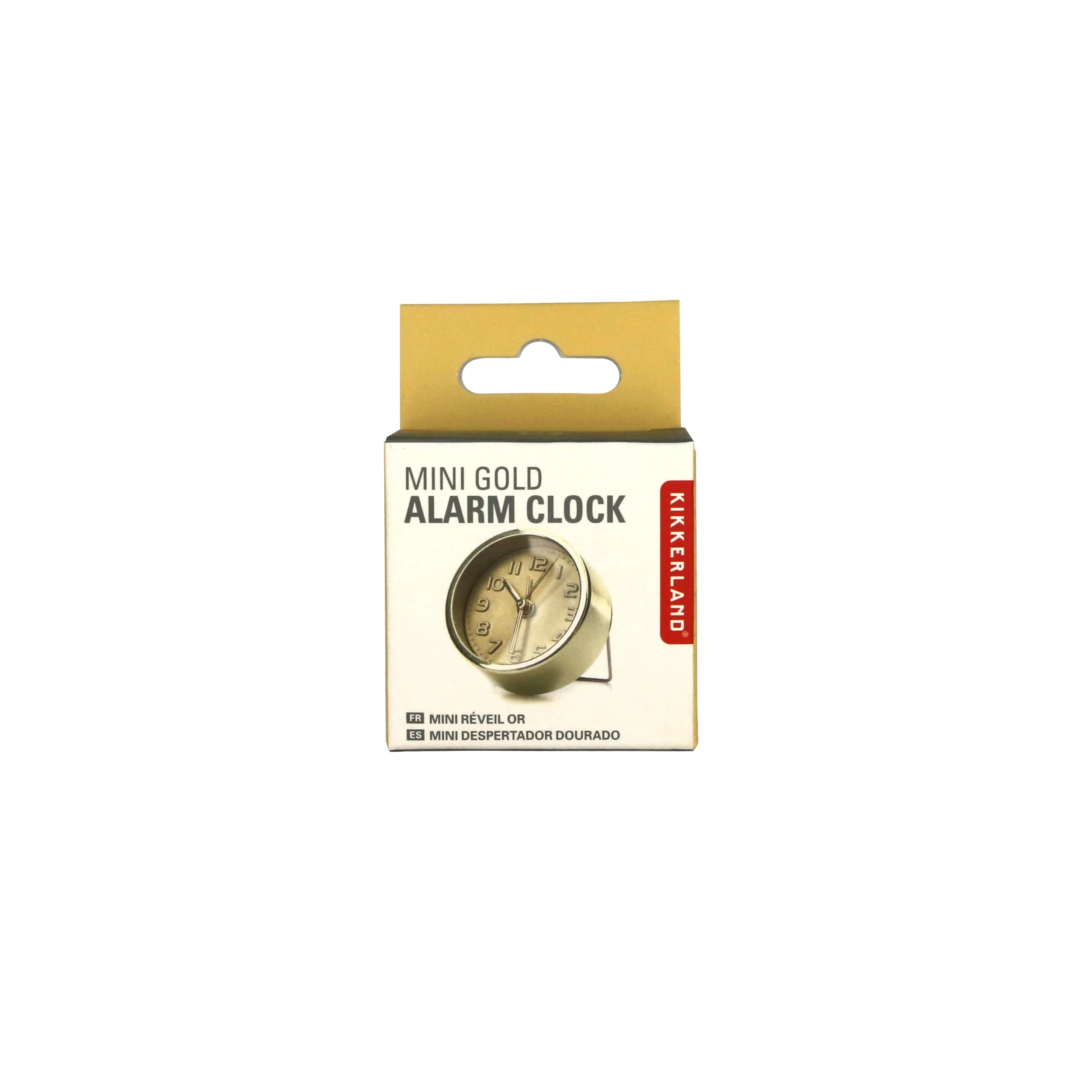 Kikkerland Mini Metallic Alarm Clock – Sold Individually – Gold or Copper - Image 3