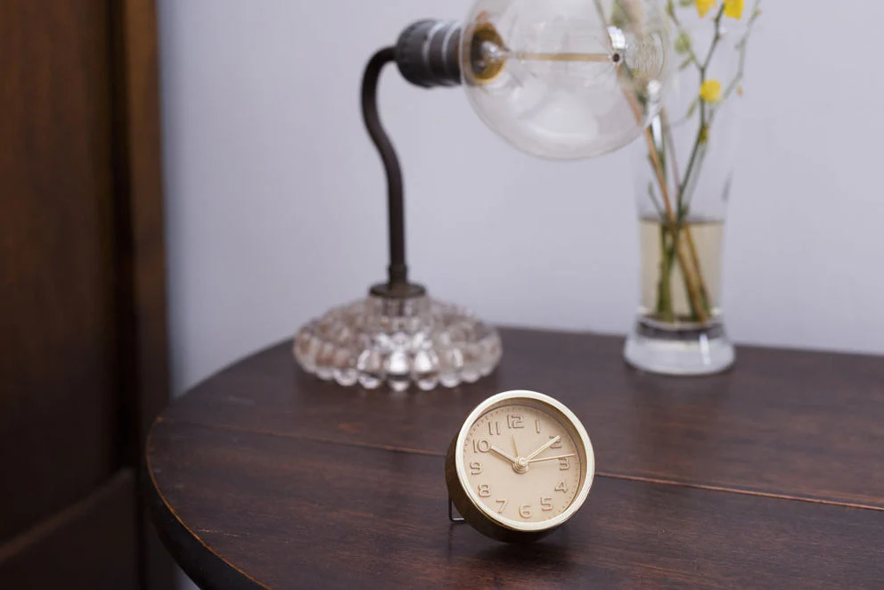 Kikkerland Mini Metallic Alarm Clock – Sold Individually – Gold or Copper - Image 5