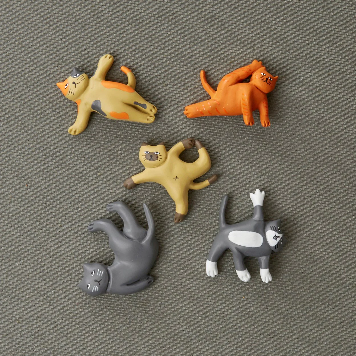Kikkerland Cat Yoga Magnets - Image 4
