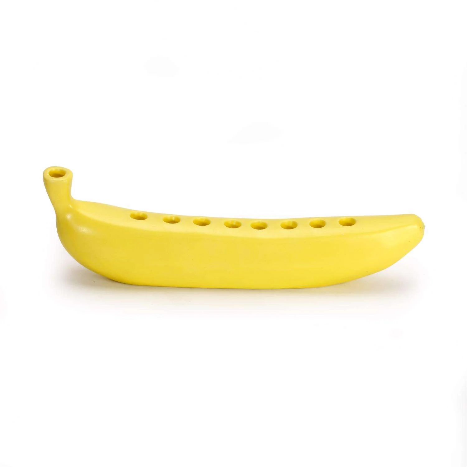 Kikkerland Ceramic Banana Banorah Menorah β 10.4" - Image 2
