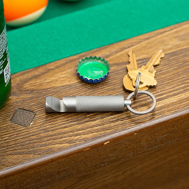 Kikkerland Chug It! Bottle Opener Key Ring - Image 3