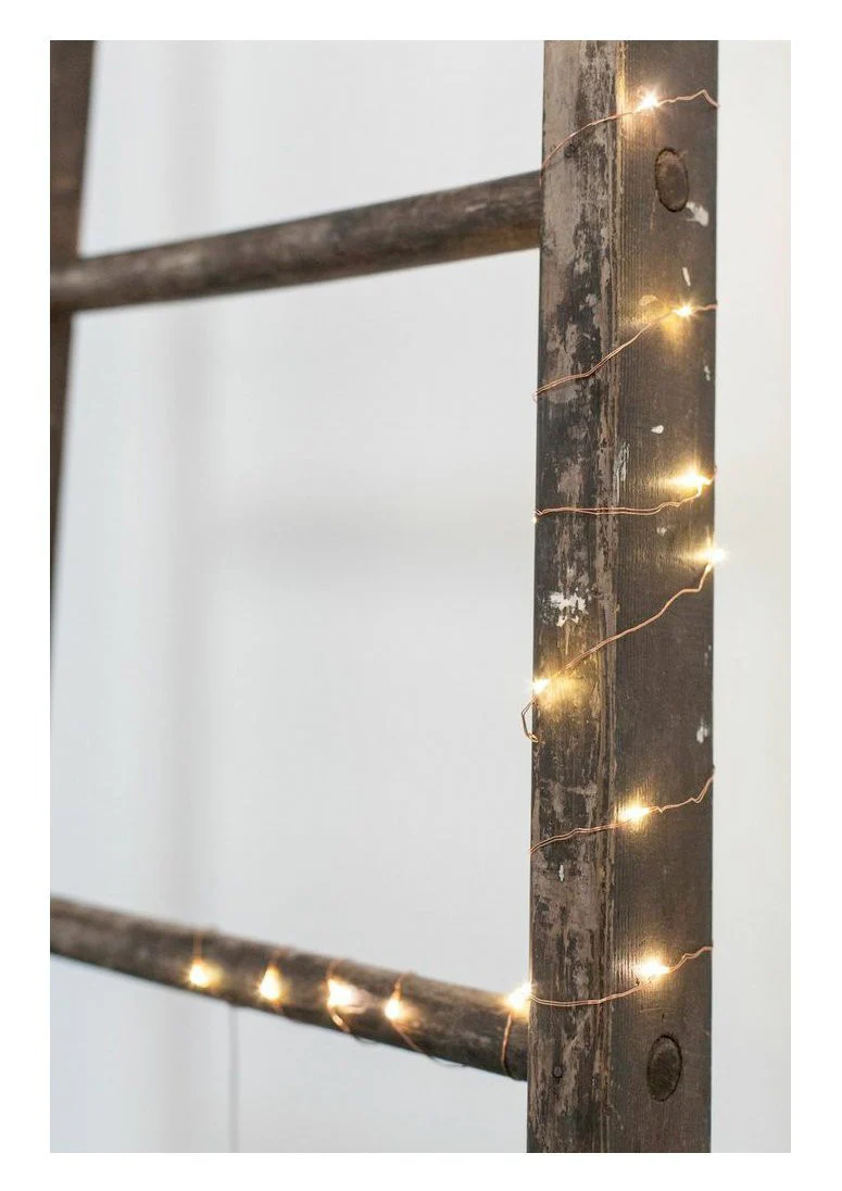 Kikkerland Copper String Lights – Soft White - Image 3