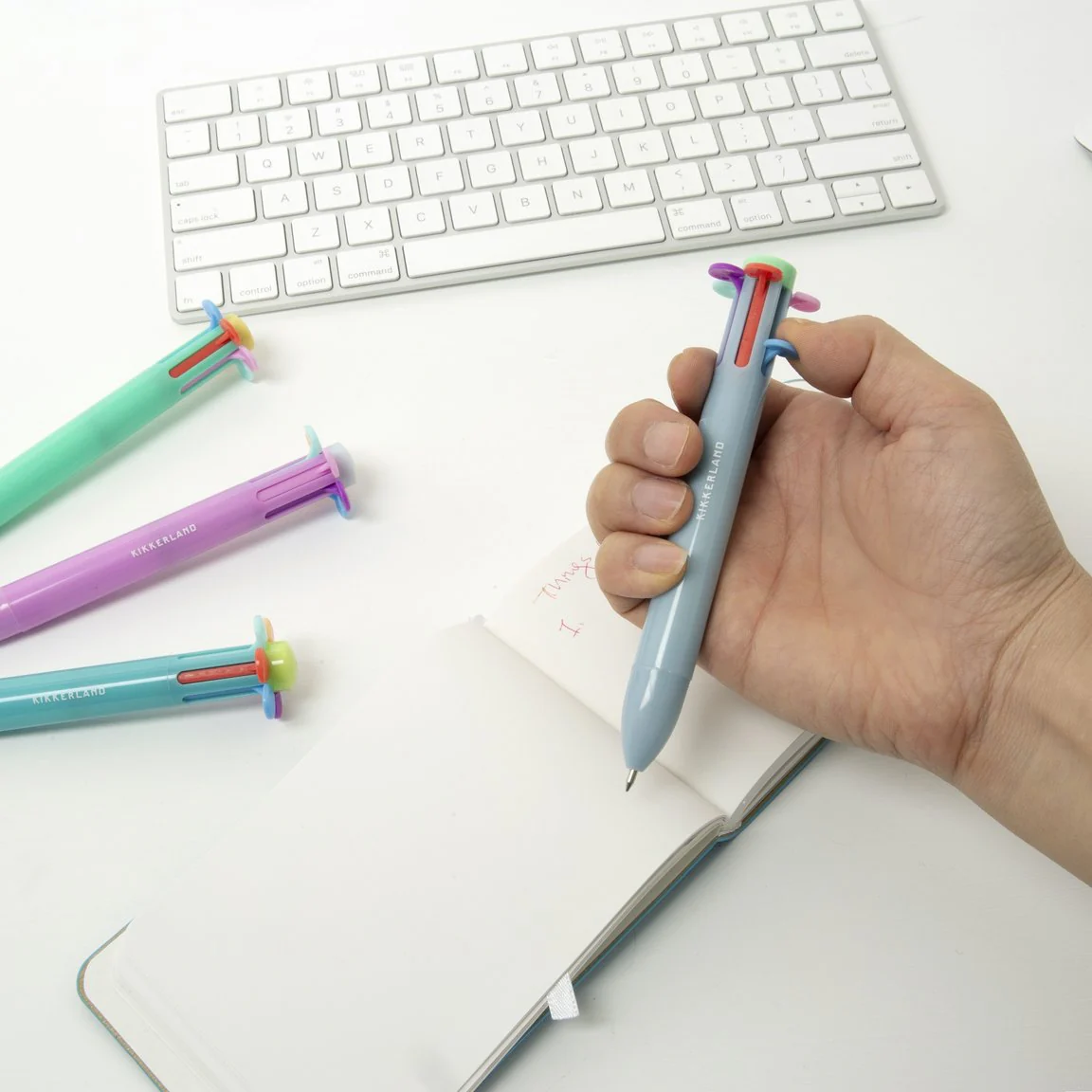 Kikkerland Flower Pen With Six Ink Colors - Image 2