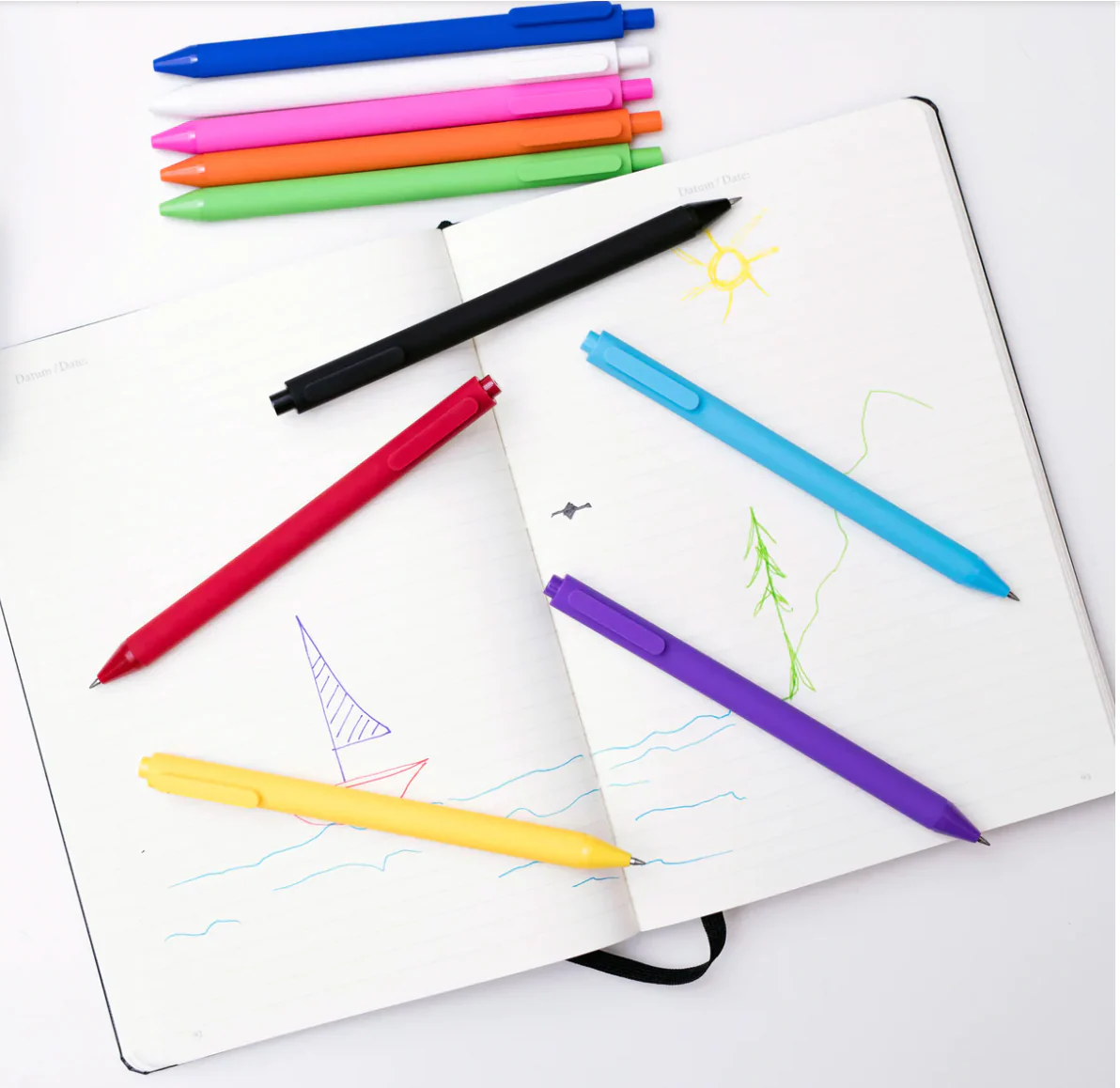 Kikkerland Gel Pens β Set of 8 - Image 2