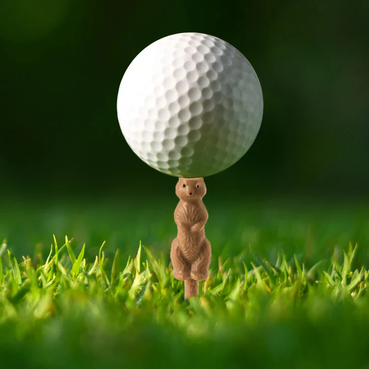Kikkerland Gopher The Caddy Golf Tee – Pack of 6 - Image 3