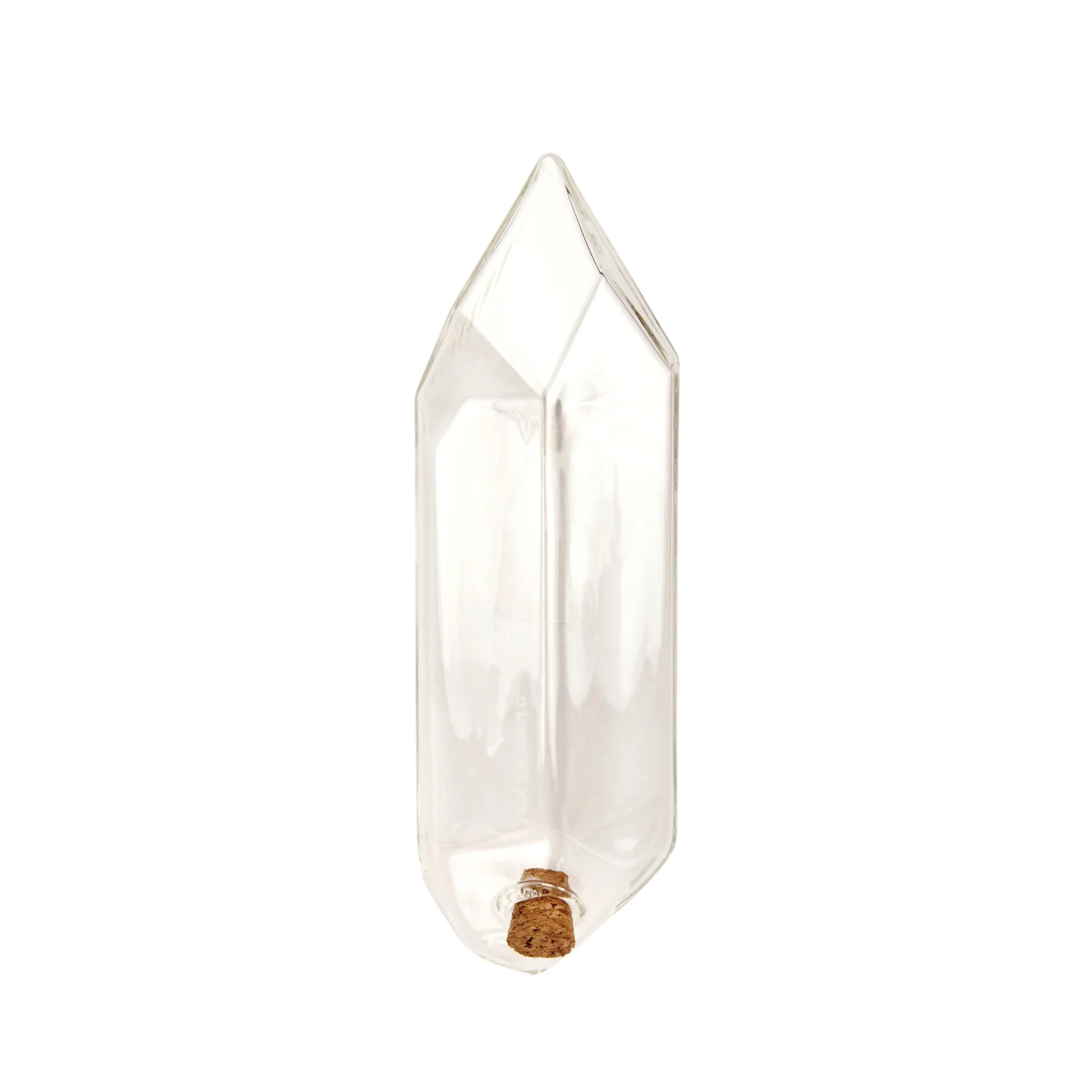 Kikkerland Hand Blown Crystal Glass Self Watering Stake for Potted Plants - Image 2