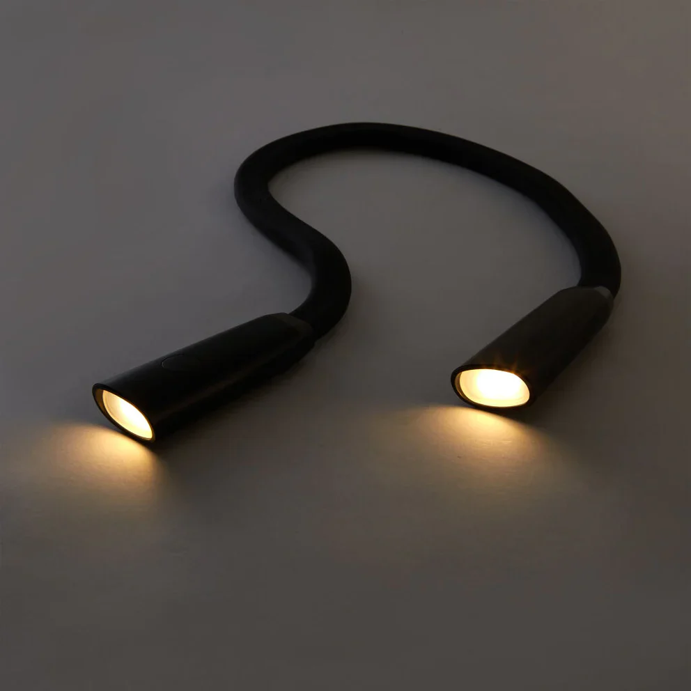 Kikkerland Hands Free USB Rechargeable Book Light - Image 4