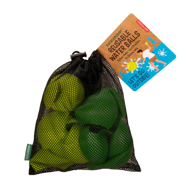 Kikkerland Huckleberry Reusable Water Balls β Pack of 12