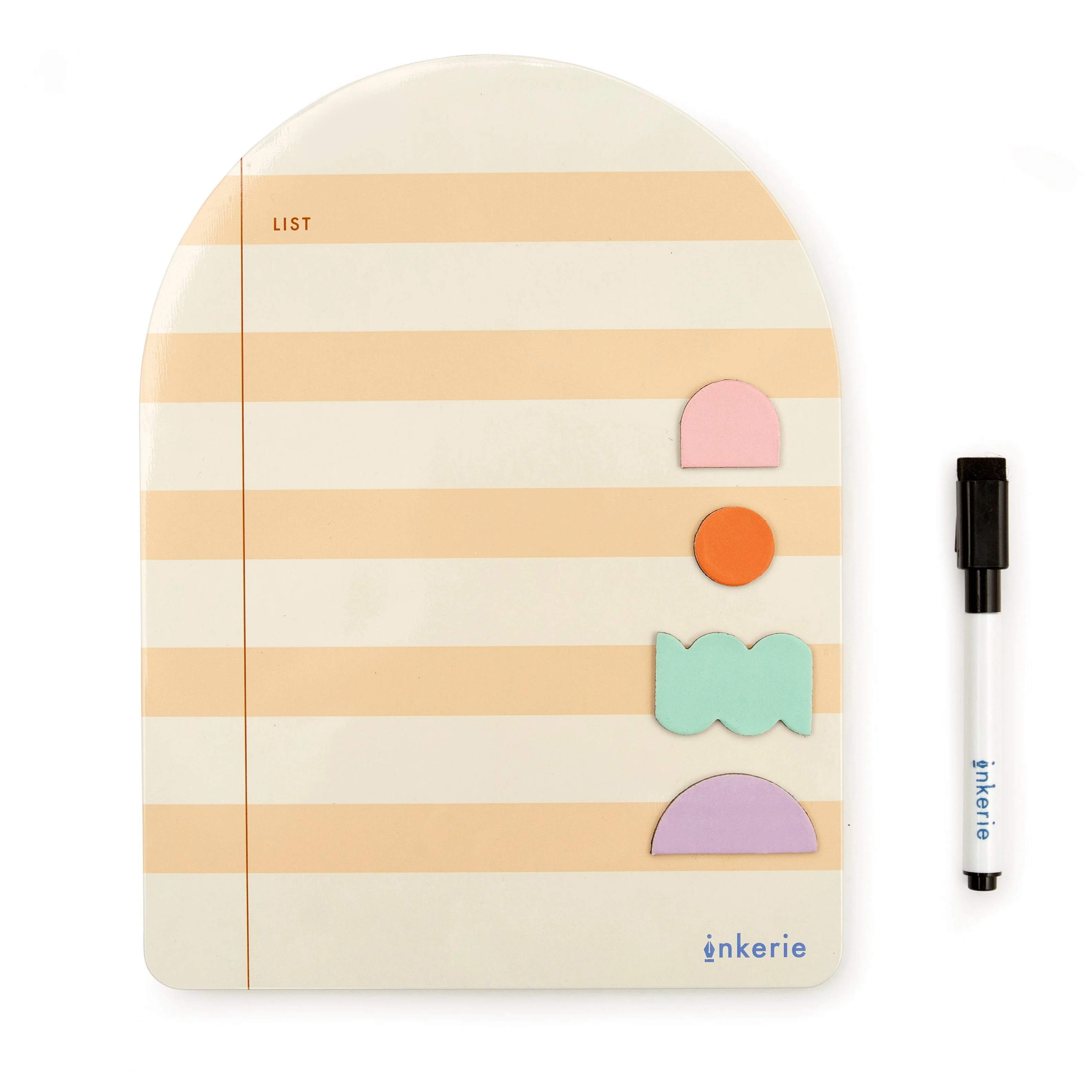 Inkerie Magnetic Dry Erase List Memo Board